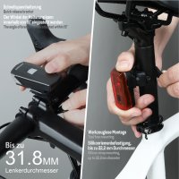 Brilliance Fahrradbeleuchtungsset Wireless